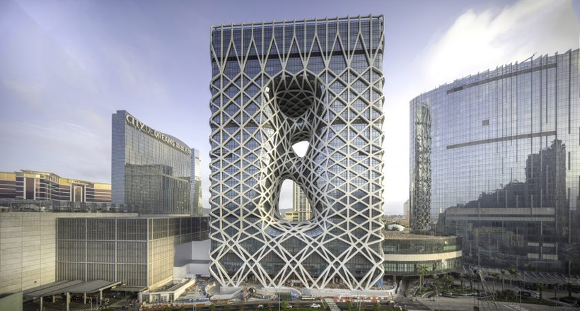 Morpheus hotel ở Ma Cao - tòa nhà có bộ giáp lưới hình học tự do đầu tiên trên thế giới