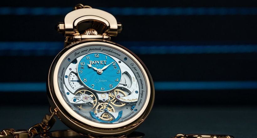Chiêm ngưỡng Monsieur Bovet - biểu tượng thời gian màu ngọc lam thanh lịch