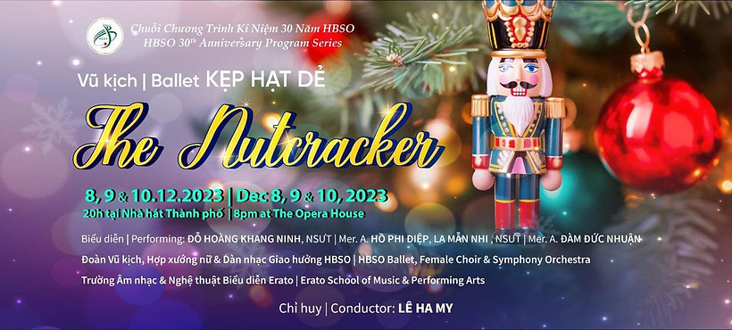 Vũ kịch Kẹp Hạt Dẻ - 'truyền thống' Giáng sinh trở lại nhân kỷ niệm 30 năm HBSO