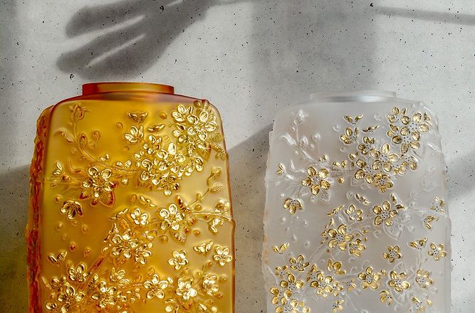 Pha lê đơm thành hoa cỏ cùng bộ sưu tập Lalique “Botanica”