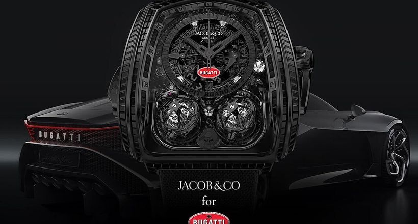 Siêu phẩm thời gian Jacob & Co. tôn vinh siêu xe Bugatti huyền thoại