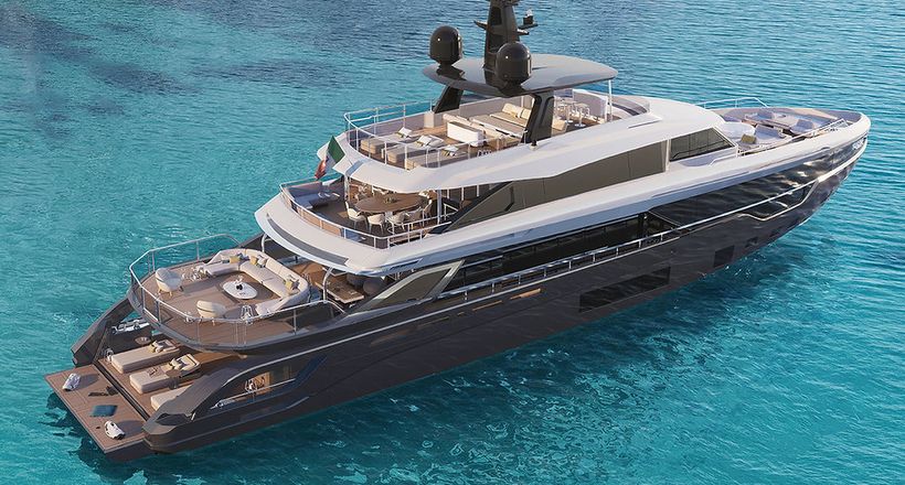 Grande 38M Trideck - siêu du thuyền lớn nhất của Azimut