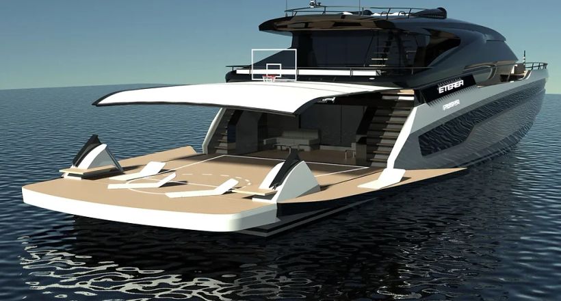 Eterea - Concept siêu du thuyền tốc độ cao & khả năng hòa hợp tuyệt vời với mặt biển