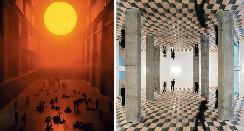 Sự hoành tráng hiếm thấy trong các tác phẩm sắp đặt của Olafur Eliasson