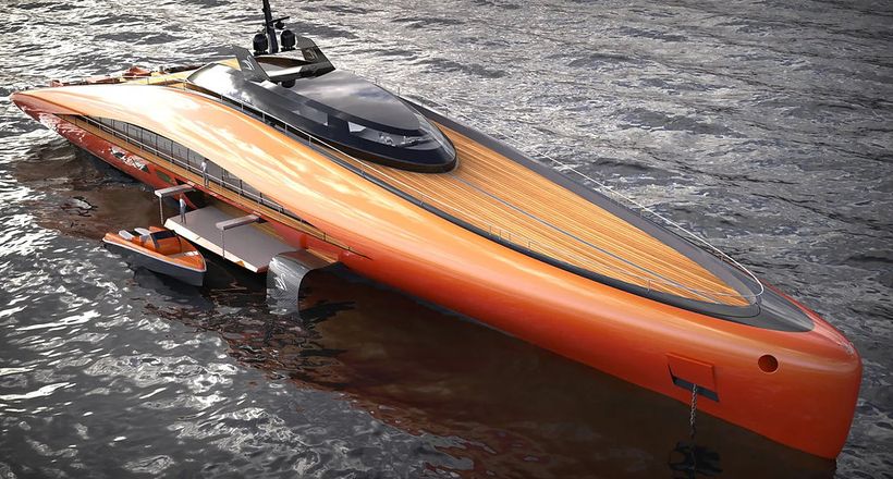 Plectrum - Concept siêu du thuyền "bay" đầy sáng tạo đến studio Lazzarini