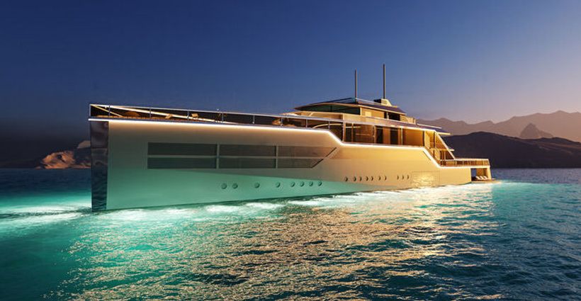 The Young 72 - Concept siêu du thuyền độc lạ mô phỏng theo đường chân mày