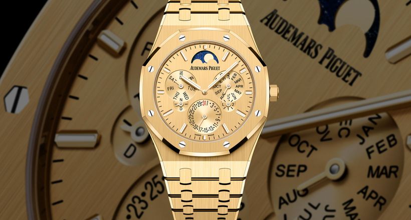 Đồng hồ vàng 18K nguyên khối 'siêu mỏng'