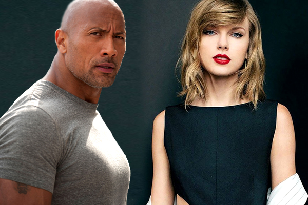 The Rock không thể cưỡng lại sức hút của Taylor Swift