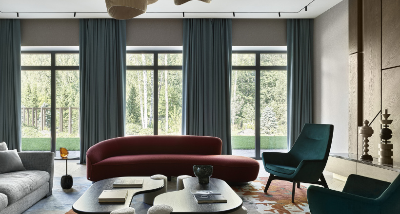 Nhà ngoại ô Istra River: Khoáng đạt sang trọng