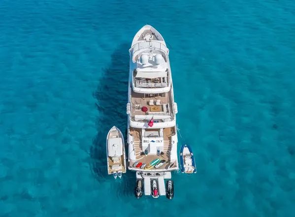 Siêu du thuyền Big Sky 48m từ Oceanfast - Di sản của một thời đại hoàng kim