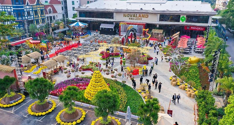 Tinh hoa của Tết cổ truyền hiện diện tại Hội hoa xuân 2022 ở Novaland Gallery
