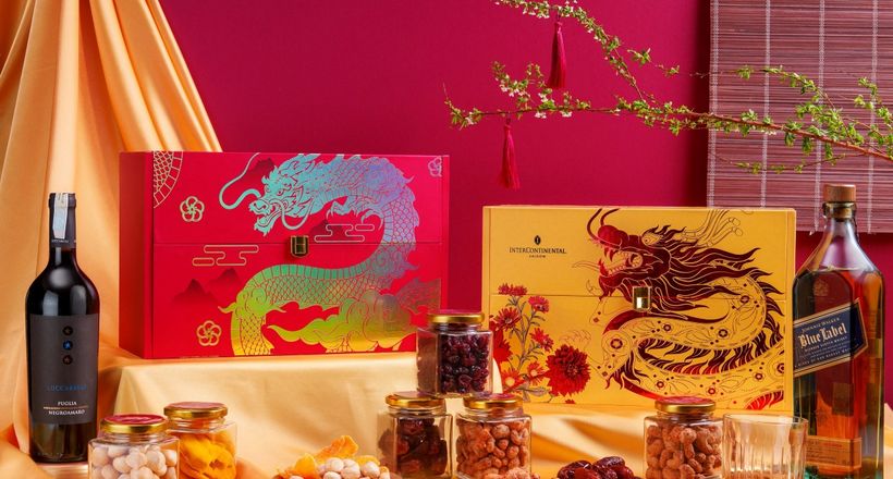 Đẳng cấp và tinh tế 2 BST quà Tết 2024 từ InterContinental Saigon và Sheraton Saigon