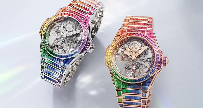 Đồng hồ Big Bang Tourbillon cầu vồng trị giá 790.000 USD của Hublot