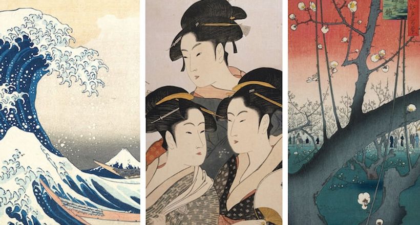 Lịch sử độc đáo và tính thẩm mỹ tinh tế của tranh mộc bản Nhật