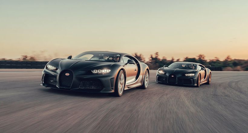 Cuộc hội tụ đỉnh cao của hai siêu xe Bugatti với hiệu suất hàng đầu