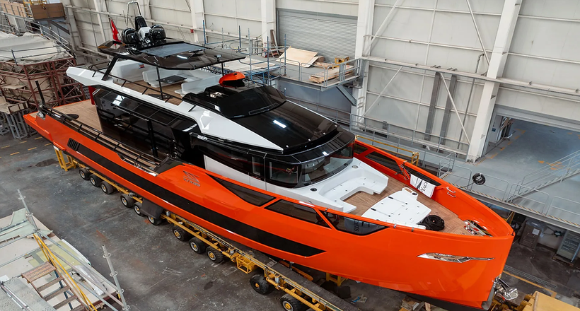 Sarp Yachts hạ thủy du thuyền XSR đầu tiên dài 26m tại Antalya - Thổ Nhĩ Kỳ