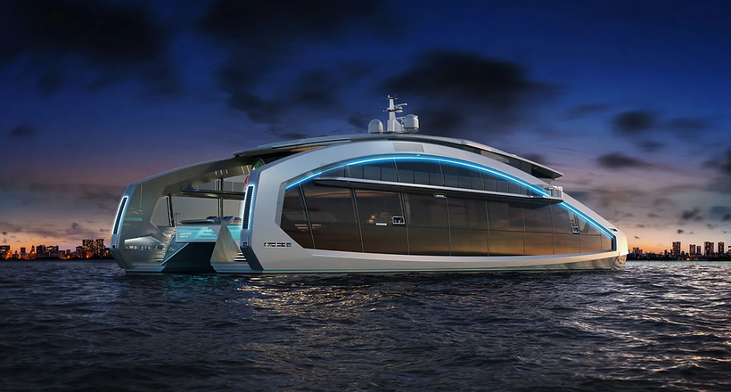 Vẻ đẹp vị lai phá cách của This is It - concept catamaran từ Tecnomar - Italian Sea Group