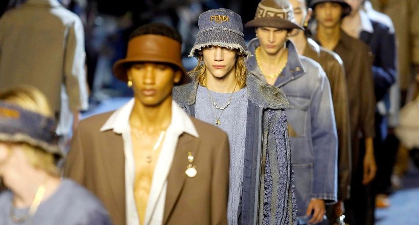 Fendi Xuân Hè Nam 2023: Vũ trụ denim và neo-tailoring ở thế giới Silvia Venturini Fendi