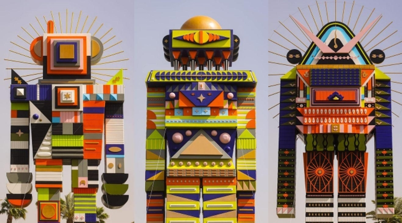 Reborn - Tái sinh, những tạo tác khổng lồ chiếm lĩnh mặt cỏ lễ hội Coachella 2023