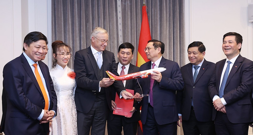 Vietjet và Airbus đạt thoả thuận hợp tác chiến lược đặt hàng 119 tàu bay