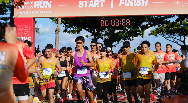 “Chạy bộ vì rùa biển 2024” kết nối đam mê thể thao và trách nhiệm môi trường tại Côn Đảo