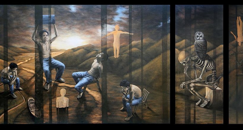 Sự trầm tư, sự ràng buộc và sự tìm kiếm lối thoát của Phạm Vũ Hồng Hưng