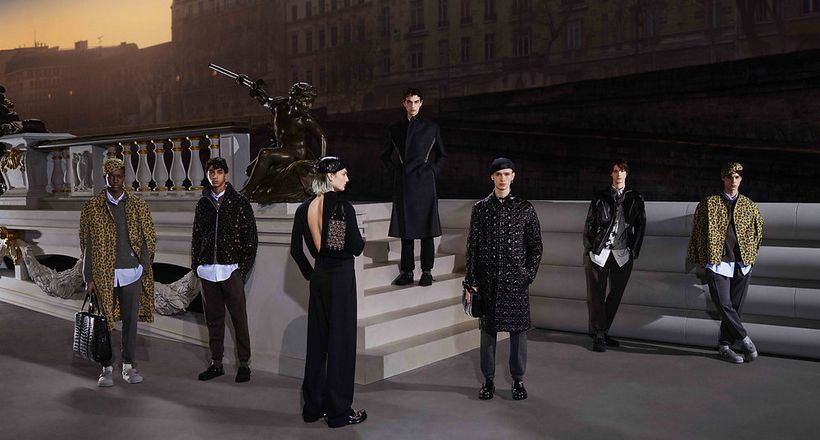 BST Dior Men Thu Đông 2022: Dấu gạch nối giữa quá khứ, hiện tại và tương lai