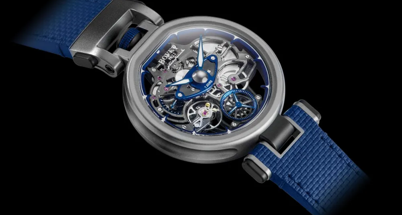 Bovet và studio Pininfarina tái hợp, trình làng siêu phẩm đồng hồ lộ cơ Aperto 1