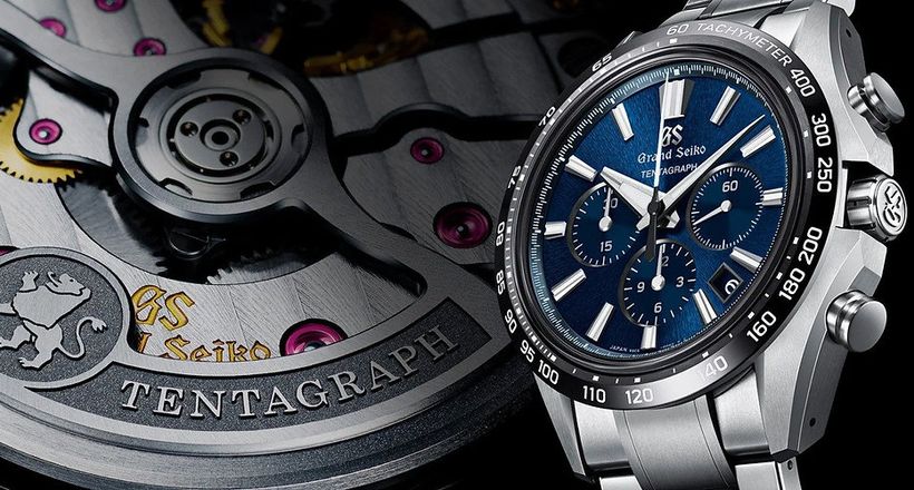 Grand Seiko Tentagraph bấm giờ tự động - tạo tác Hi-beat tiên phong trên đỉnh thời gian