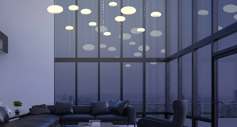 Đèn chùm đặt riêng Aqua "100% made in France" - sự trân quý với từng giọt nước