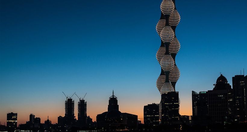 Ternary Tower tại Thượng Hải - dự án kiến trúc chọc trời kỳ thú theo xu hướng vị lai