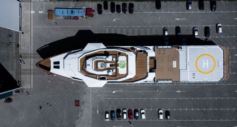 Damen Yachts hạ thuỷ siêu du thuyền thám hiểm "LA DATCHA"