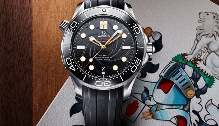 Phiên bản James Bond Seamaster bạch kim nâng cấp từ Omega