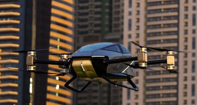 Chiếc ô tô bay chạy điện đầu tiên do XPeng sản xuất chính thức ra mắt tại Dubai