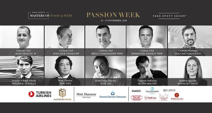 Park Hyatt Saigon & Passion Week Mùa 3 - tuần lễ của tinh hoa cuộc sống