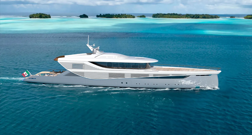 Agon Studio trình làng concept du thuyền máy Horus 70 mét với thiết kế trang nhã