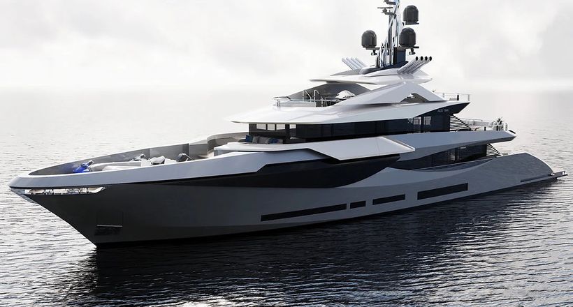 AES 50 - Concept siêu du thuyền mới thu hút với những đường cong mềm mại