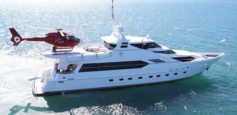 Sân bay trực thăng trên du thuyền, một xu thế mới đang được nhiều người theo đuổi