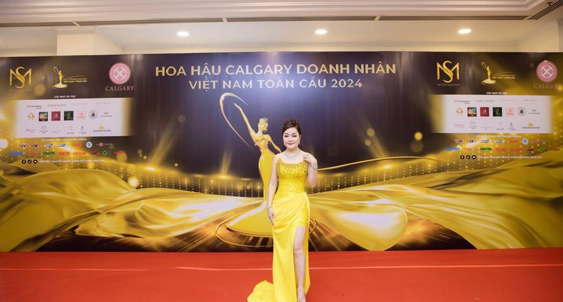 Hoa hậu Hoàng Thanh Nga làm giám khảo Hoa hậu Calgary doanh nhân Việt Nam toàn cầu 2024