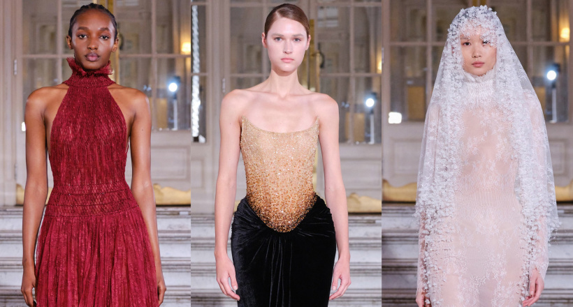 Váy áo của NTK Việt trên sàn diễn nước Anh