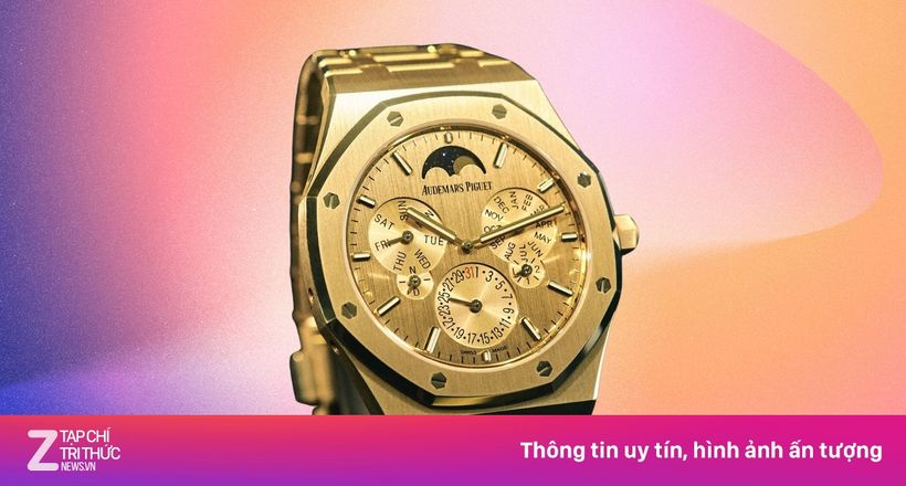 Đồng hồ vàng 18K nguyên khối 'siêu mỏng'