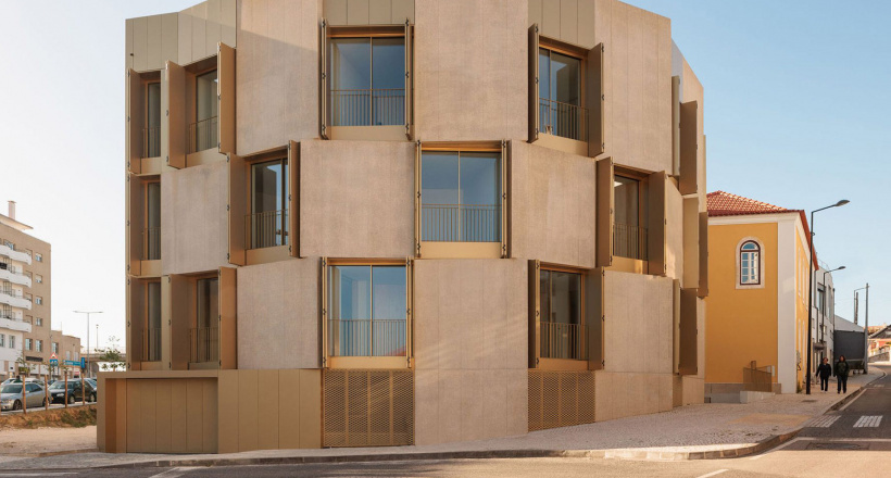 Chung cư Leiria: Mặt tiền hiện đại toả sáng giữa phố cũ