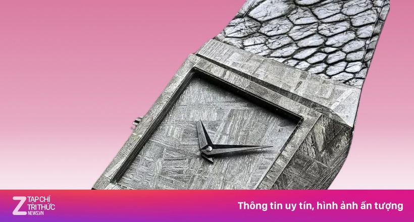 Đồng hồ làm từ thiên thạch 1 triệu năm tuổi