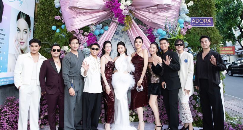 Vicky Lam Cúc mở tiệc cuối năm, Kỳ Duyên, Diệp Lâm Anh, Trương Quỳnh Anh ủng hộ nhiệt tình