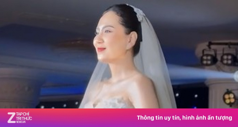 Hình ảnh MC Mai Ngọc trong lễ cưới