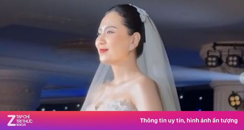Hình ảnh MC Mai Ngọc trong lễ cưới