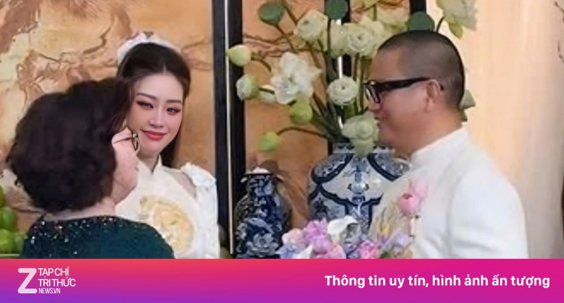 Khánh Vân khóc trong lễ vu quy