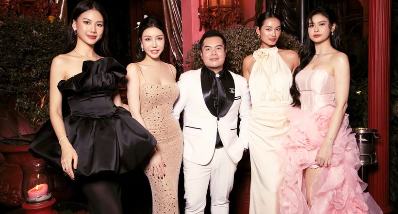 Các nàng Hậu đua sắc tại tiệc của Vicky Lam Cúc