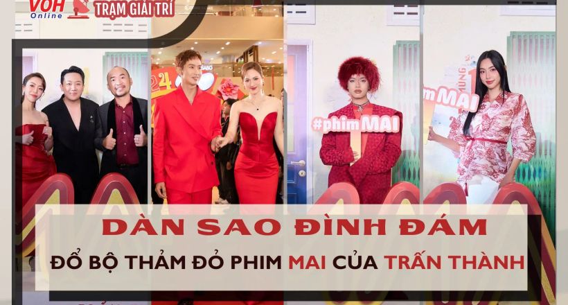 Nghệ sĩ Việt "lên đồ" lung linh đổ bộ thảm đỏ ra mắt phim Mai của Trấn Thành