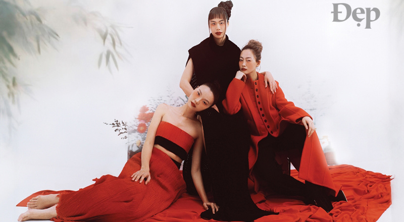 Spring Reunion: Sắc xuân rực rỡ qua lăng kính của nghệ thuật tô son môi đỏ, điểm phấn má hồng thời thượng